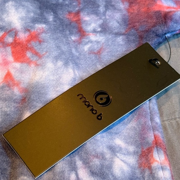 Mono B Knit Top in Blue and Red - Picture 3 of 9